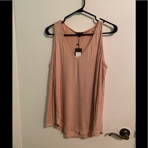 Long sleeve v neck blouse